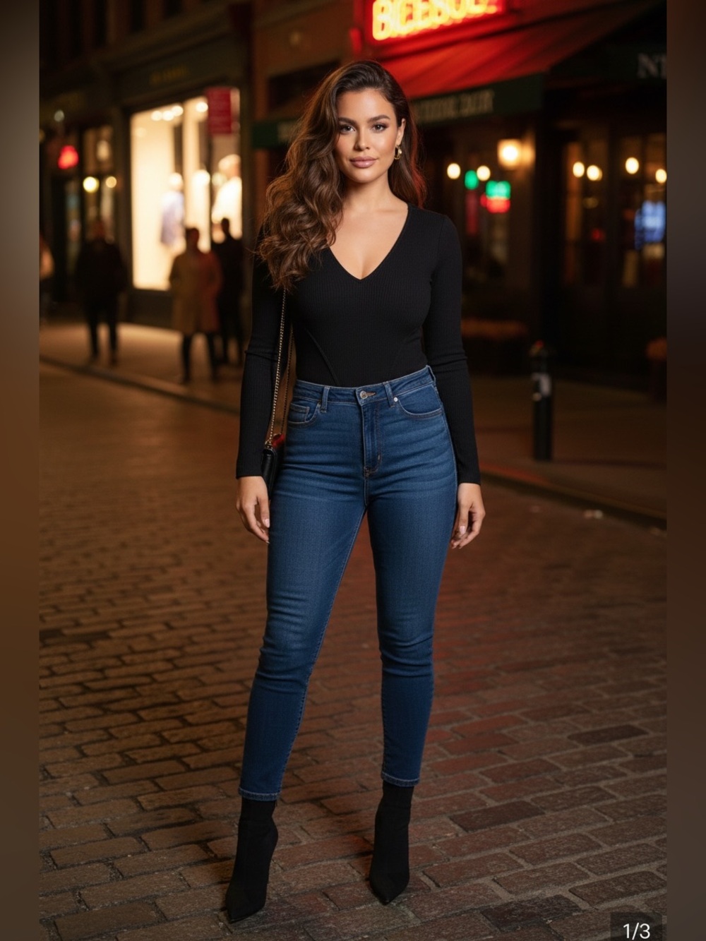 TA3| Plungey Long Sleeve Bodysuit| black| S| Regular/Long| NWT| $148 retail
